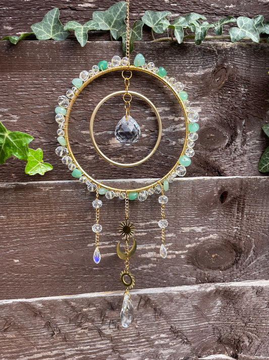 Green Aventurine Sun Catcher