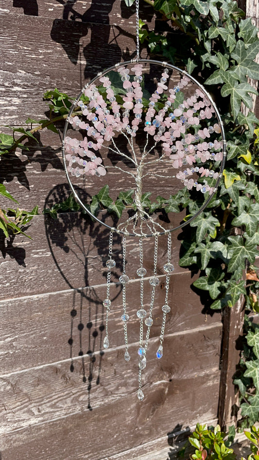 Rose Quartz Tree of Life