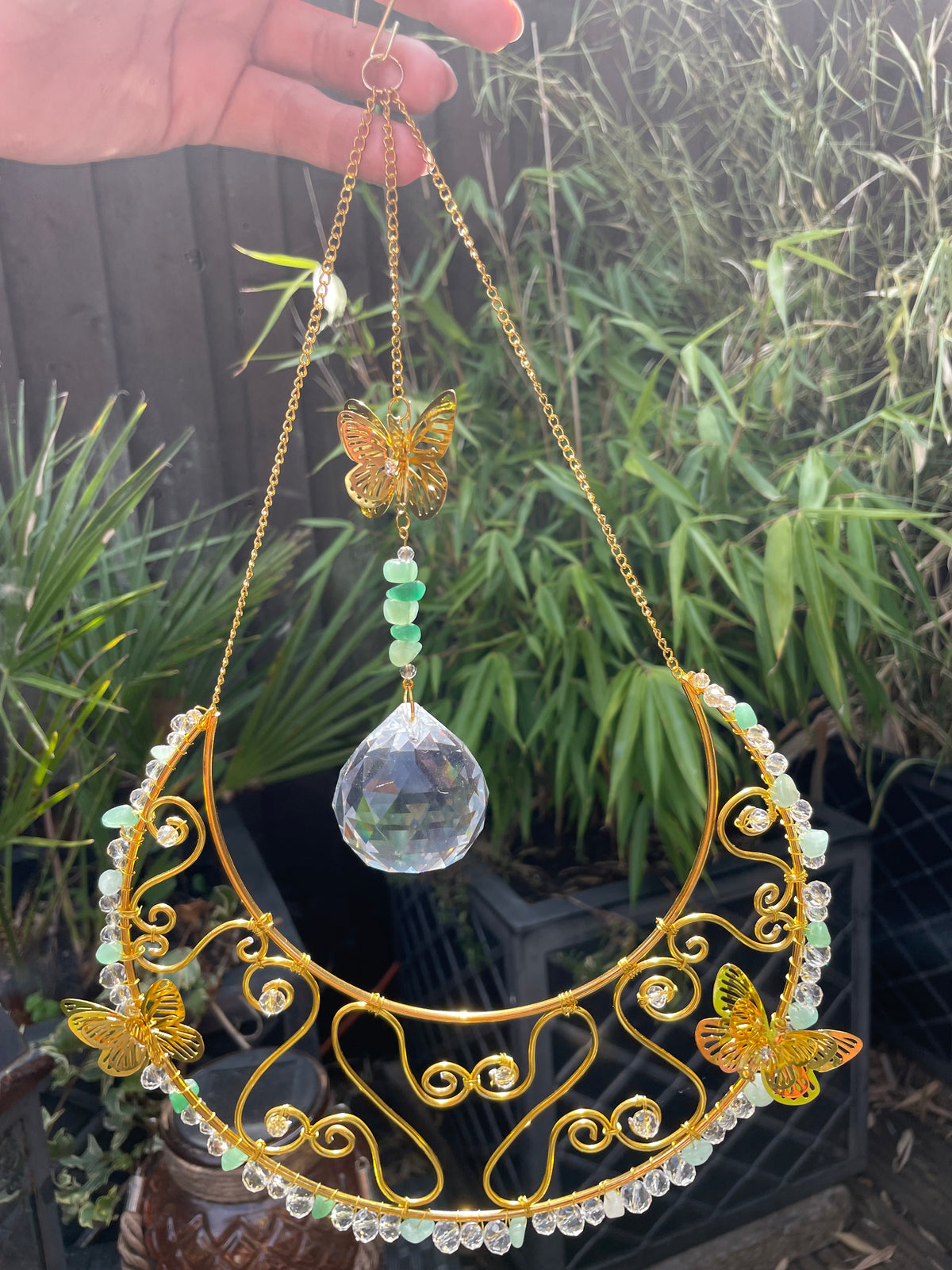 Whimsical Hanging Moon Crescent