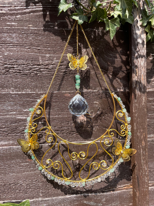 Whimsical Hanging Moon Crescent