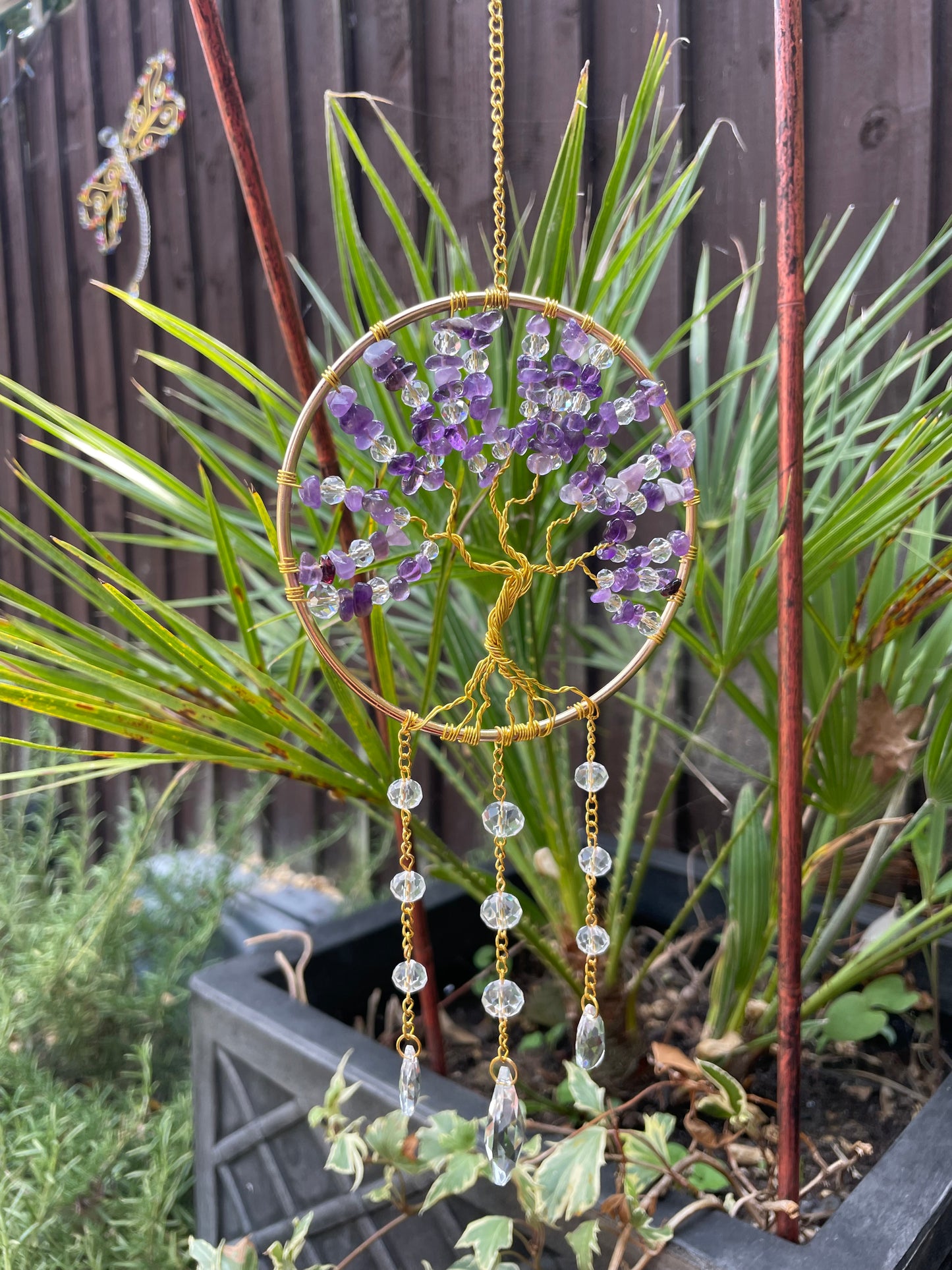 Amethyst Tree of Life Suncatcher