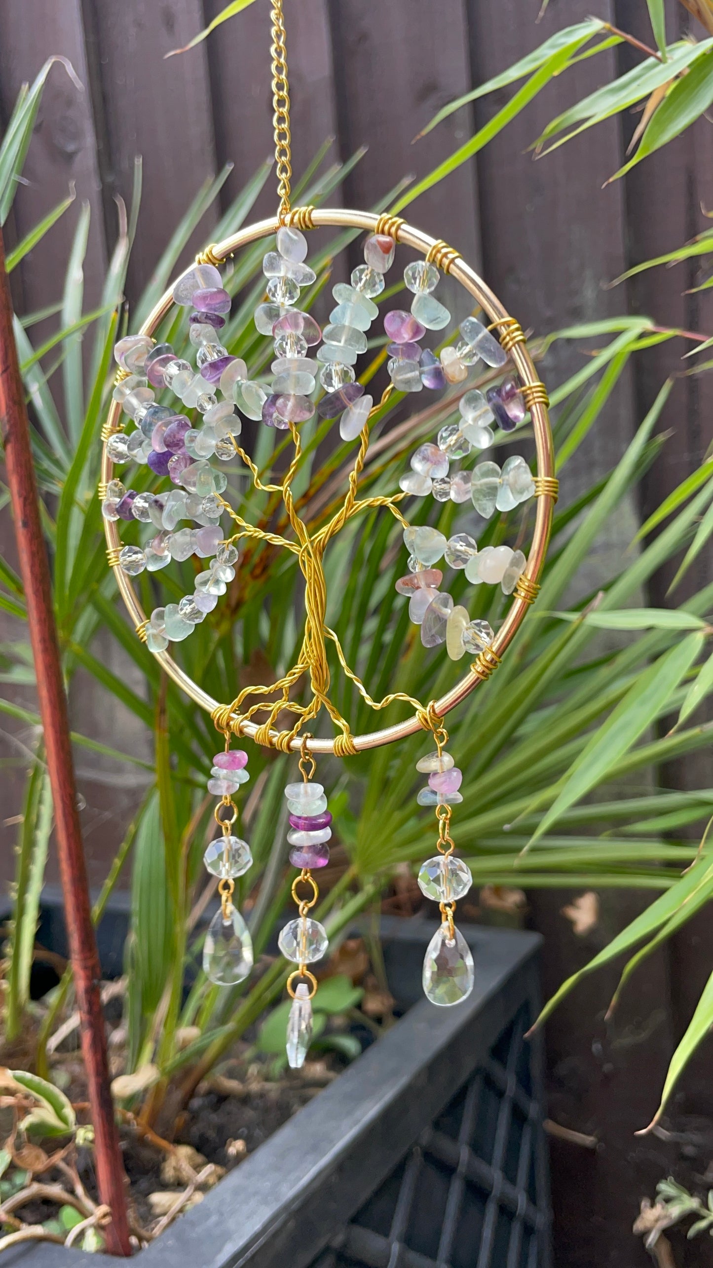 Fluorite Tree of Life Suncatcher
